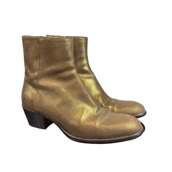 Maison Martin Margiela Replica Tuxedo Cuban Heel Boots Women's 38 - Picture 1 of 12